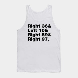 Final Fantasy VII Safe Code (Black Text) Tank Top